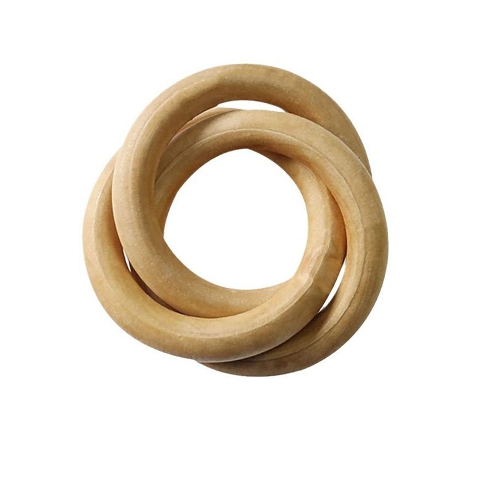 Wooden Napkin Rings Set of 4 view 4