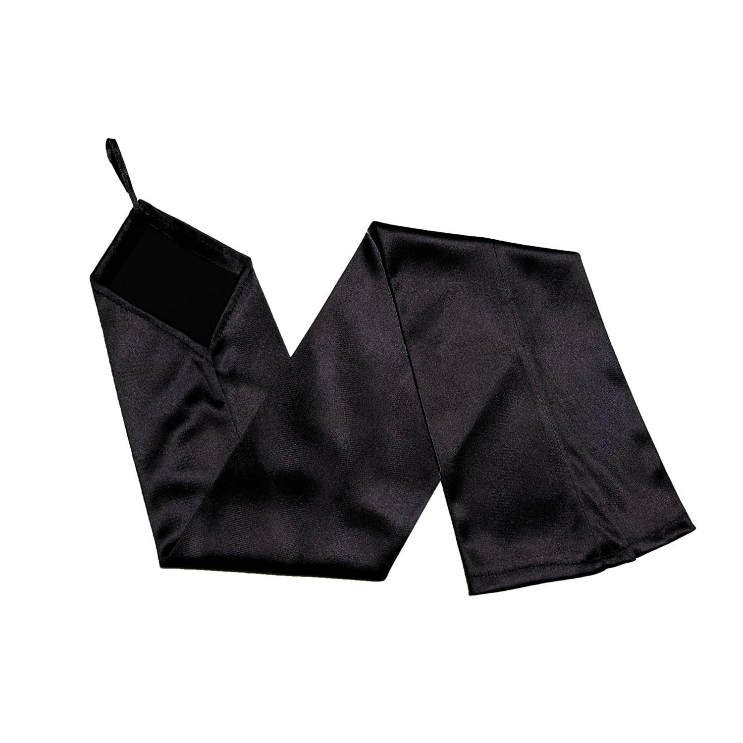 Women Long Satin Fingerless Gloves Satin Elbow Length Gloves for Bridal view 2