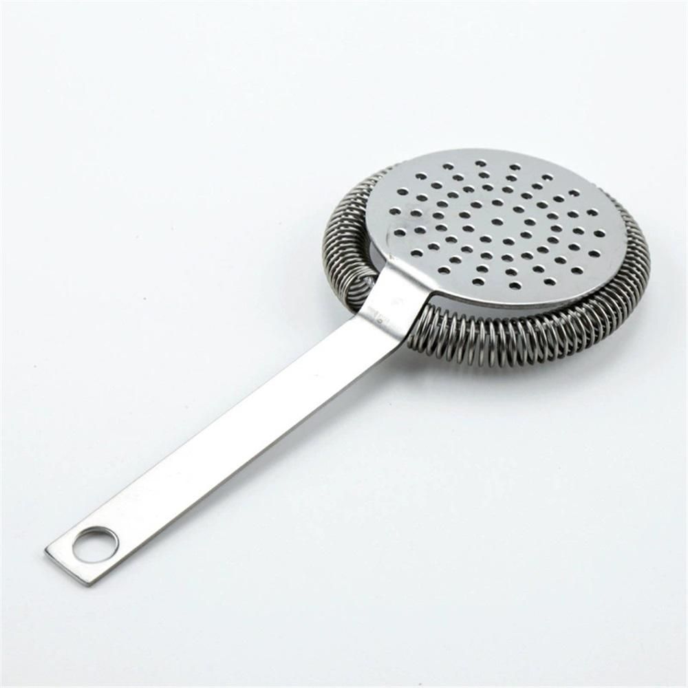 1PC Bar Cocktail Strainer Stainless Steel Fine Filtering Bar Tool Drink view 2