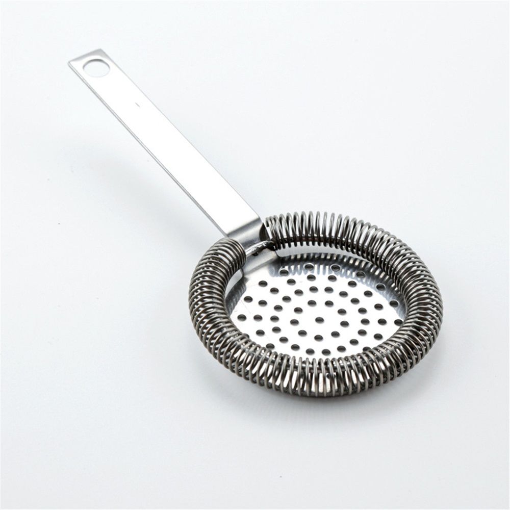1PC Bar Cocktail Strainer Stainless Steel Fine Filtering Bar Tool Drink view 4