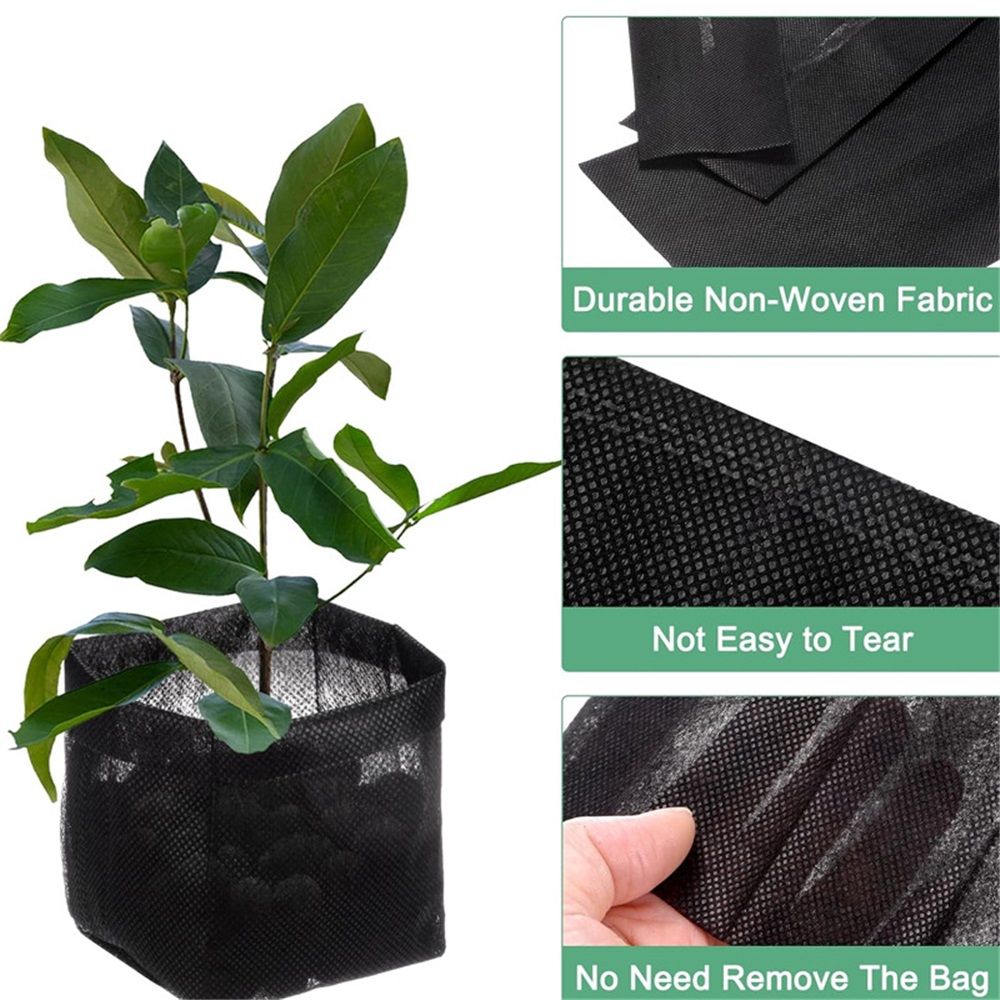 100 Pcs Plant Nursery Bags view 4