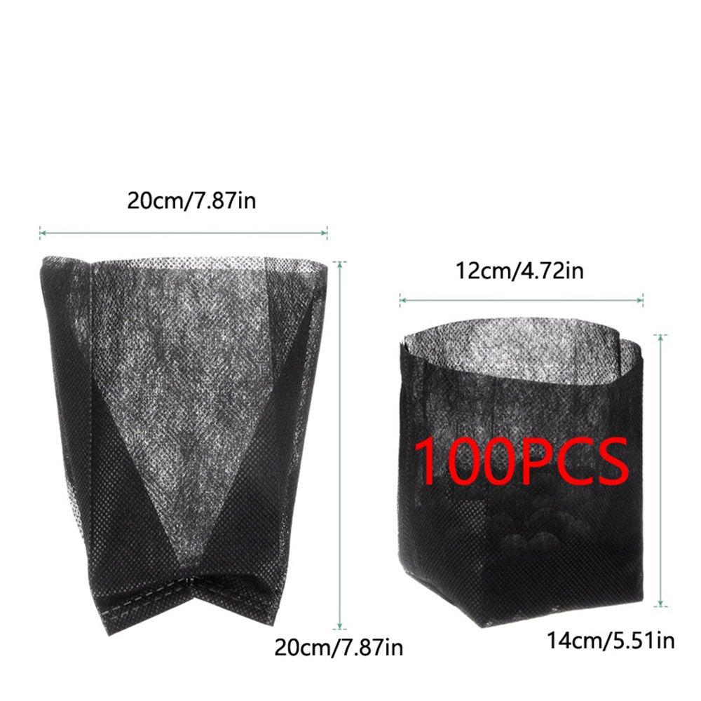 100 Pcs Plant Nursery Bags view 5