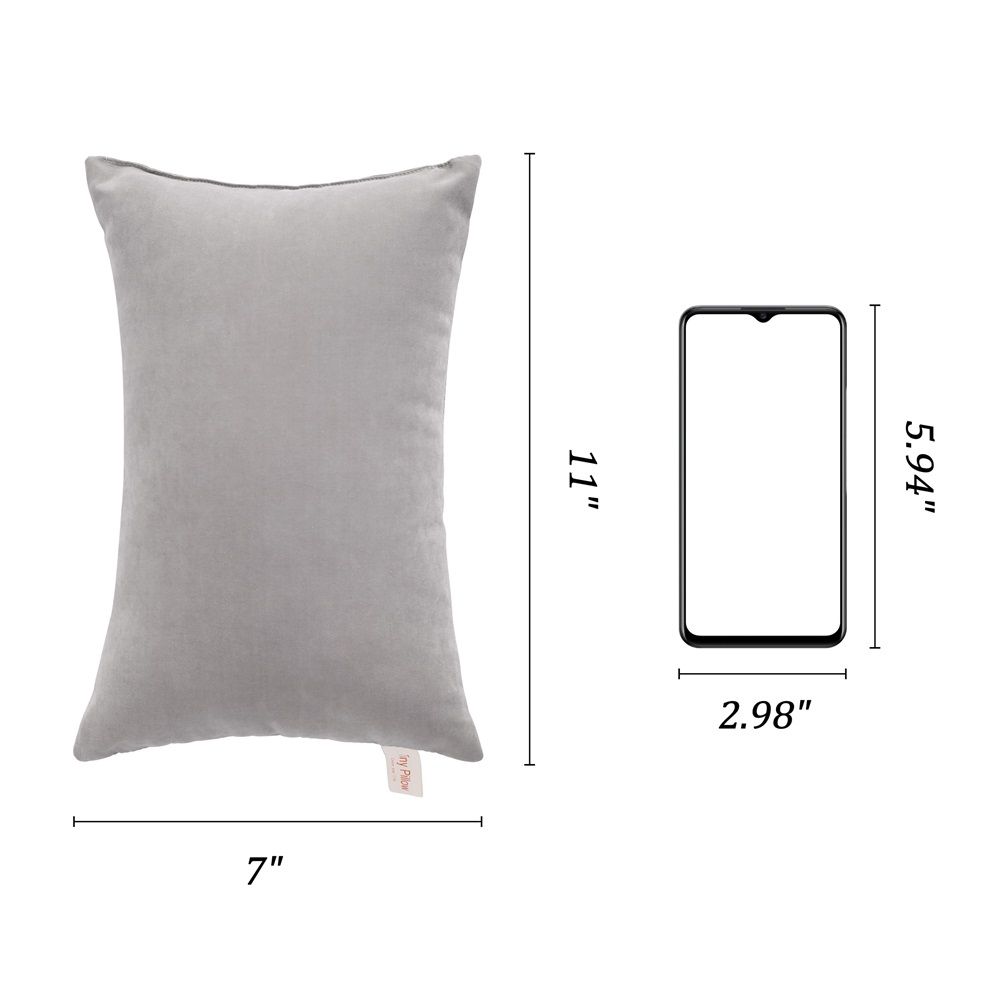2 Pack Small Pillow, Pillow 11 X 7 Inches for Travel, Sleeping, Nap and Neck view 3