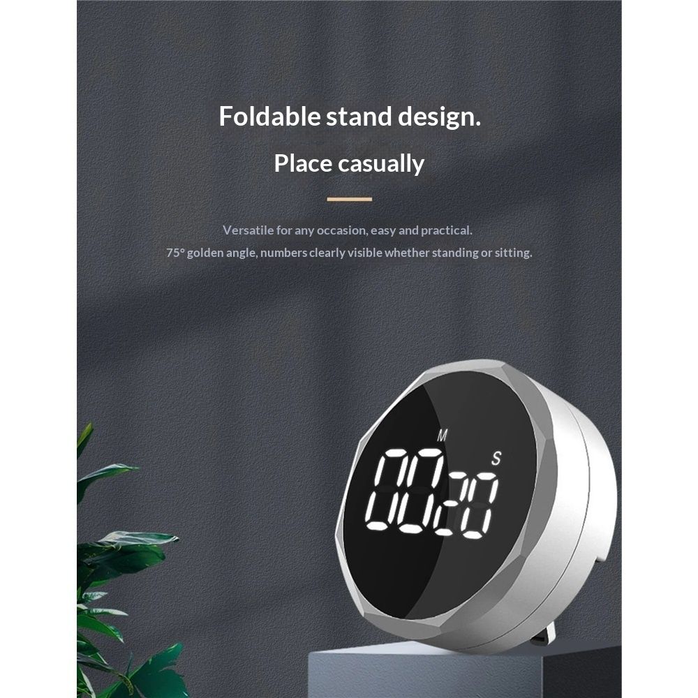 Rotating Timer Magnetic Sticker Student Learning Reminder Time Management view 4