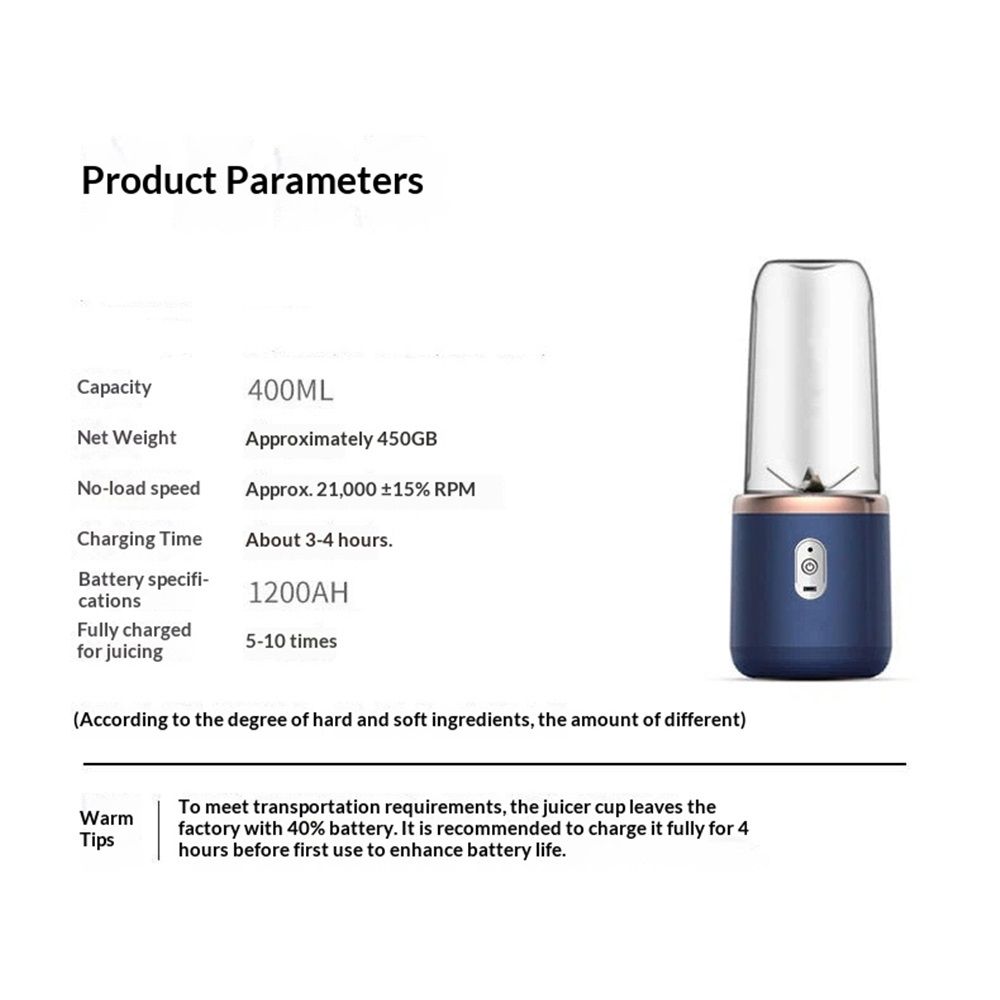 Mini Personal and Portable Hand Blender for Smoothies view 4