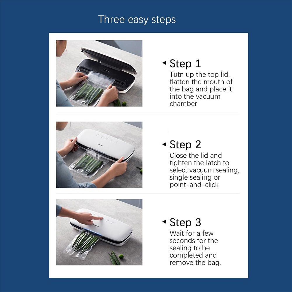 Food Saver,Vacuum Sealer Automatic | Food Preserver Machine | for Home, Meat view 5