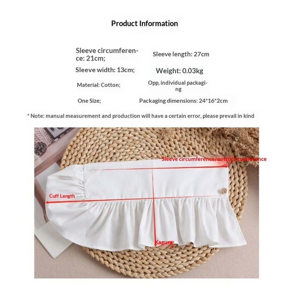2 pairs Fake sleeve cuffs view 5
