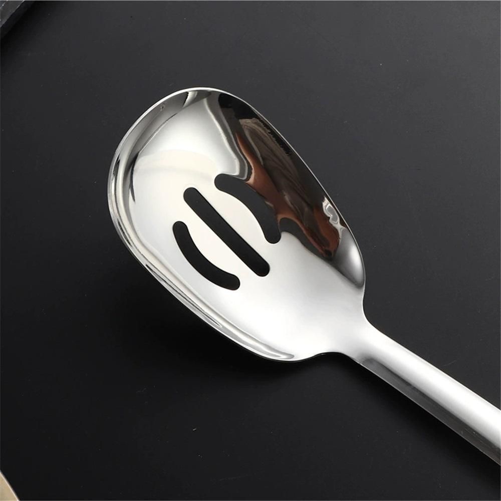 Stainless Steel Slotted Cooking Spoon view 2