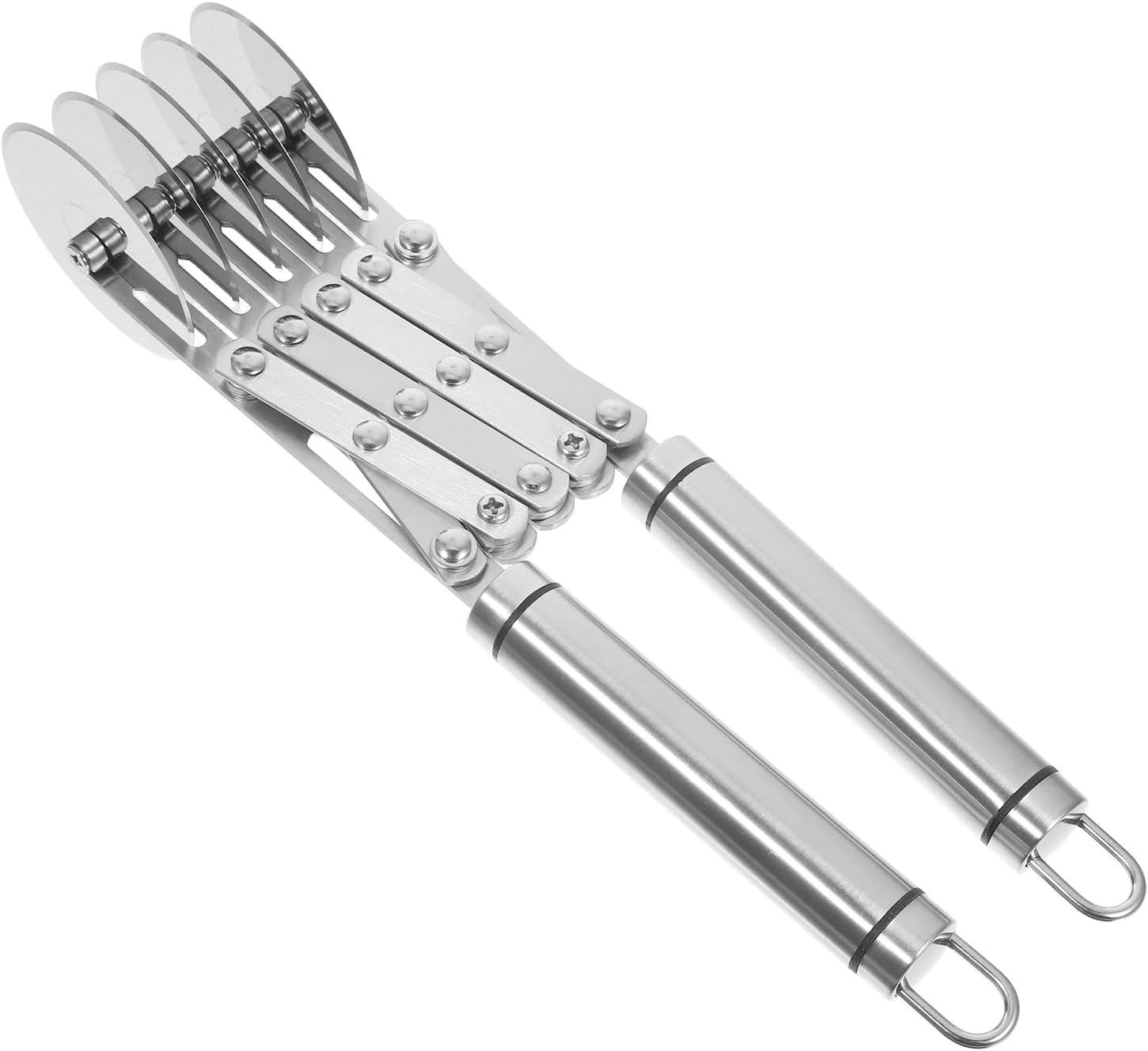 5 Wheel Stainless Steel Pizza Wheel Cutter and Pastry Dough Rolling Cutter — image 1