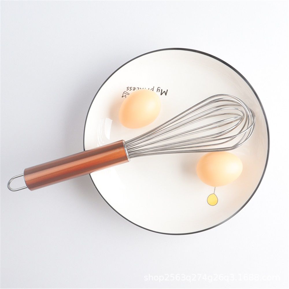 1pcs Copper Silicone Egg Whisk view 2