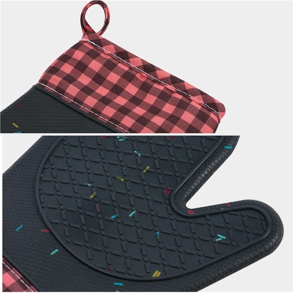 Silicone Oven Mitts Heat Resistant view 3