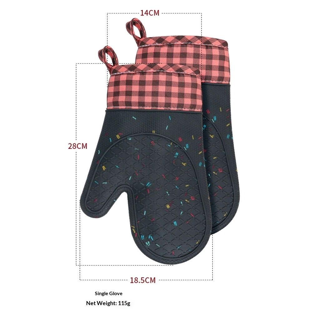 Silicone Oven Mitts Heat Resistant view 5
