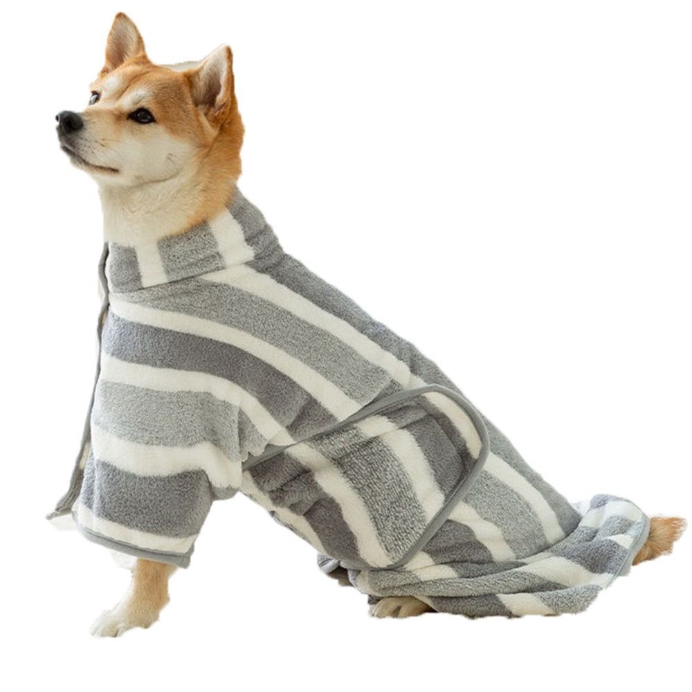 Coral fleece dog bathrobe towel
