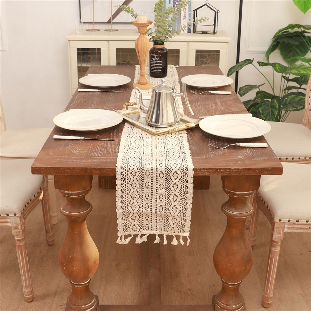 Wide Lace Trim for Fabric Crochet Trim Lace Ribbon for Sewing Table Runner DIY view 3