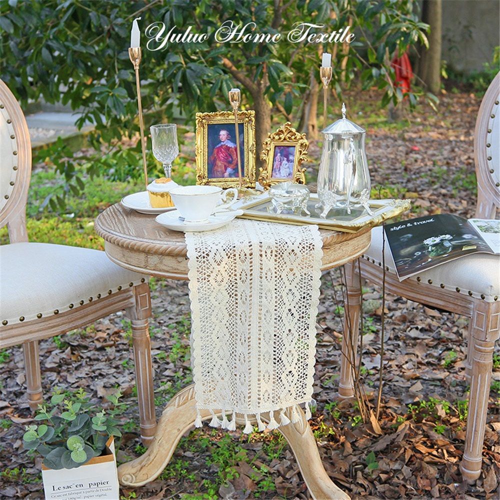 Wide Lace Trim for Fabric Crochet Trim Lace Ribbon for Sewing Table Runner DIY view 4