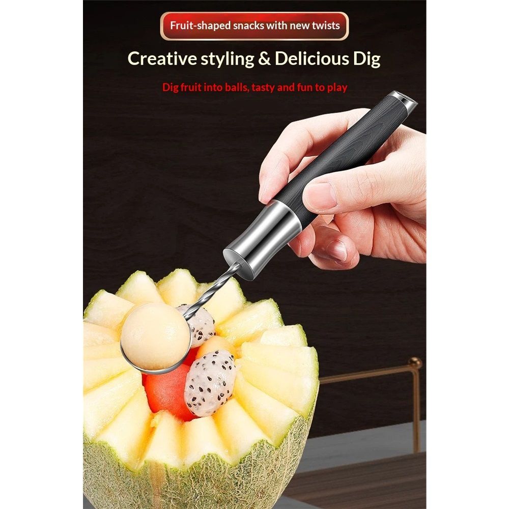Melon Baller, Professional Stainless Steel Blades For Melon Balls and view 3