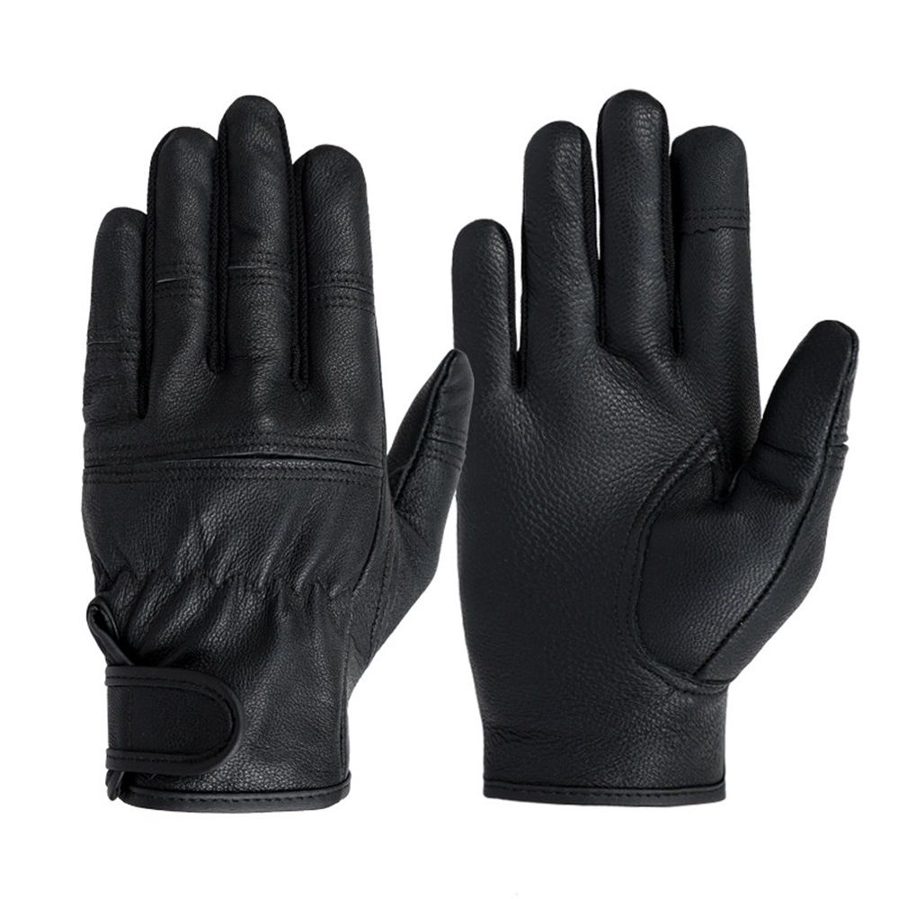Motorcycle Gloves for Men Touchscreen Full Finger Leather Gloves Protection