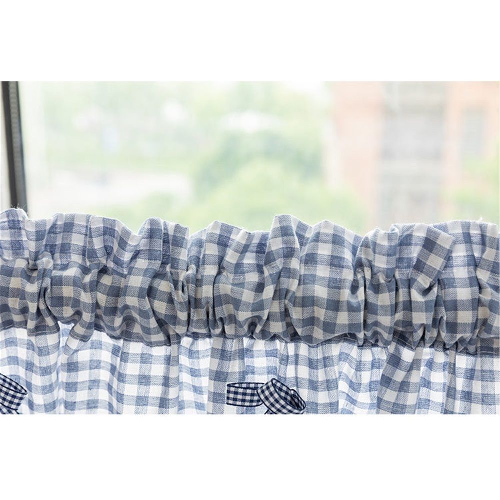 Curtain Lace Buffalo Check Plaid Patchwork view 5