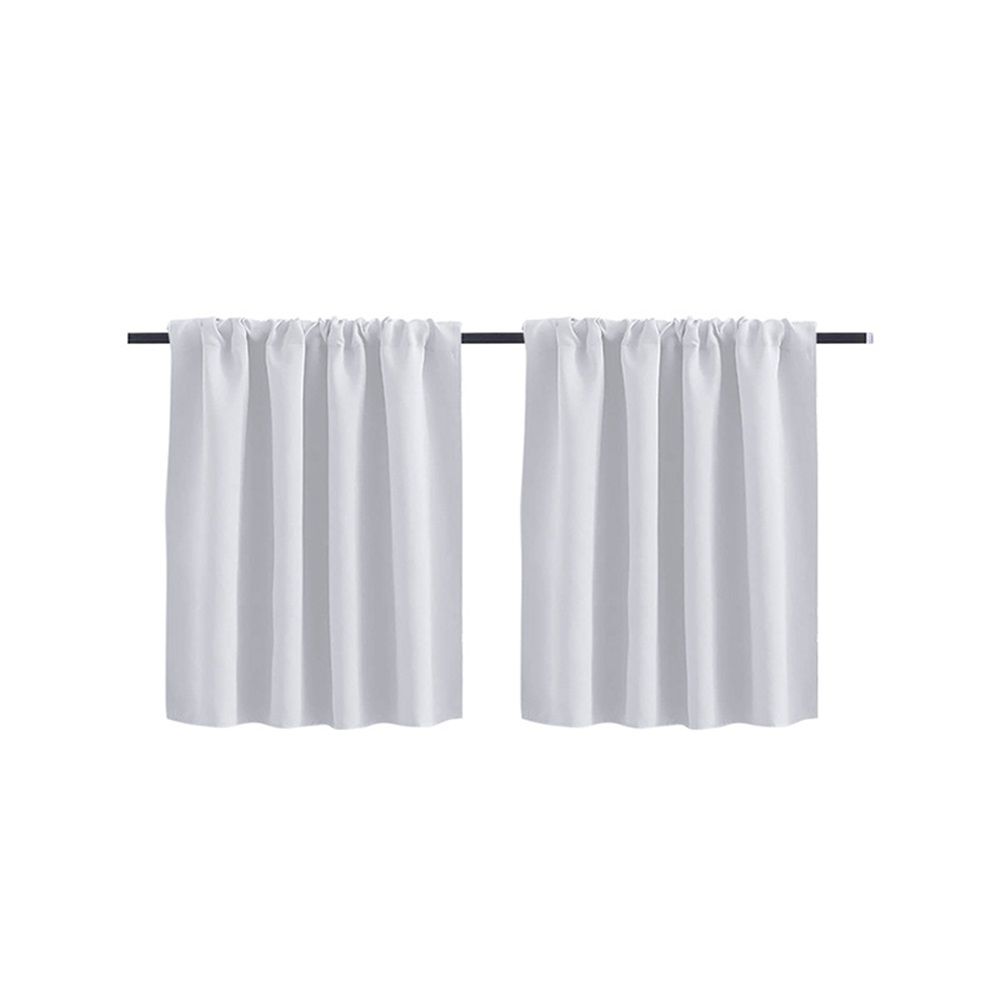 Short 35.8 Inches Blackout Curtain 2 Panels Set