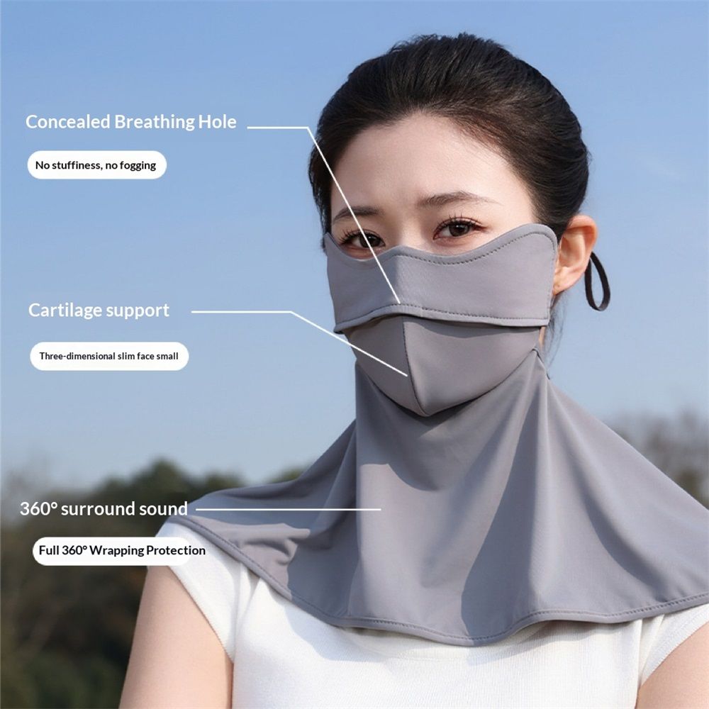 UV Protection Face Cover Beauty Mask for Women view 2