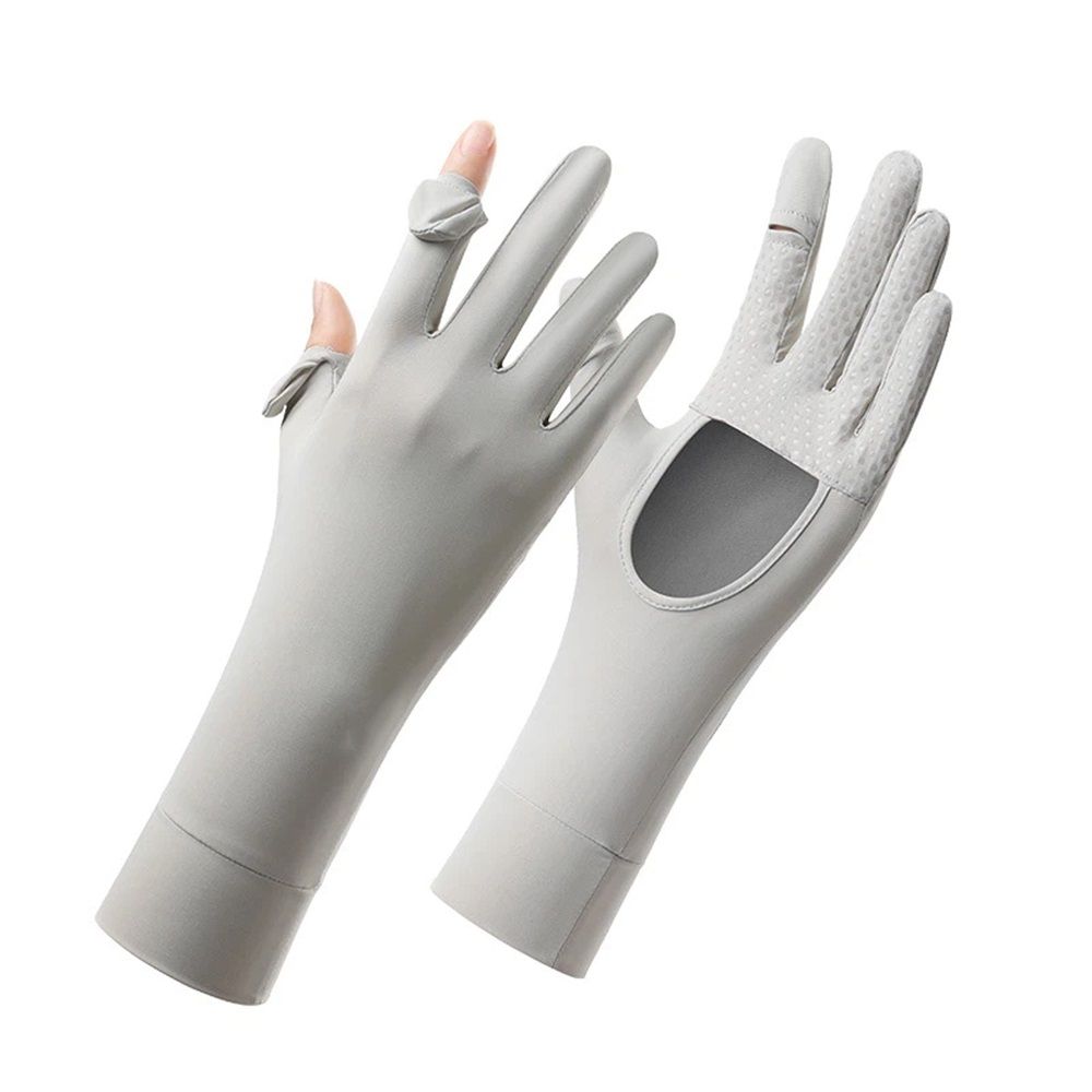 2 pairs Thin Sun UV Protection Driving Gloves for Women