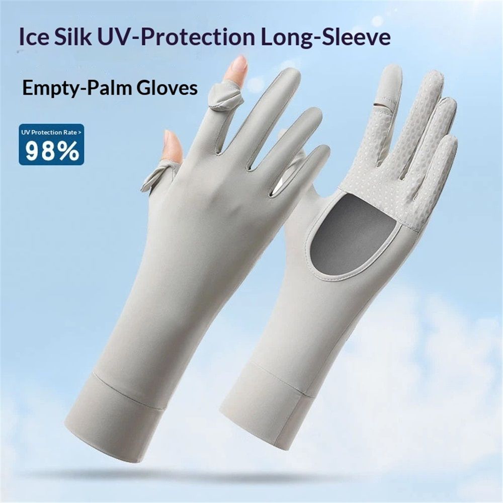 2 pairs Thin Sun UV Protection Driving Gloves for Women view 2