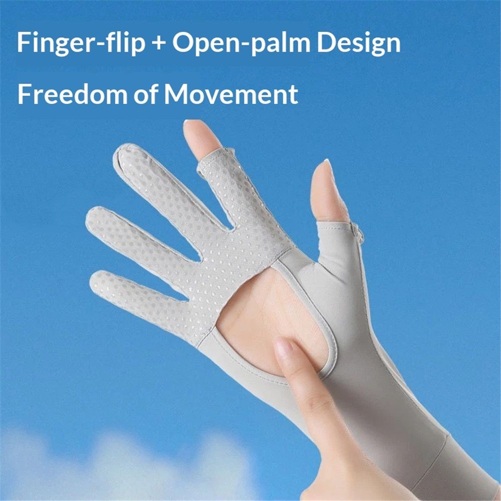 2 pairs Thin Sun UV Protection Driving Gloves for Women view 4