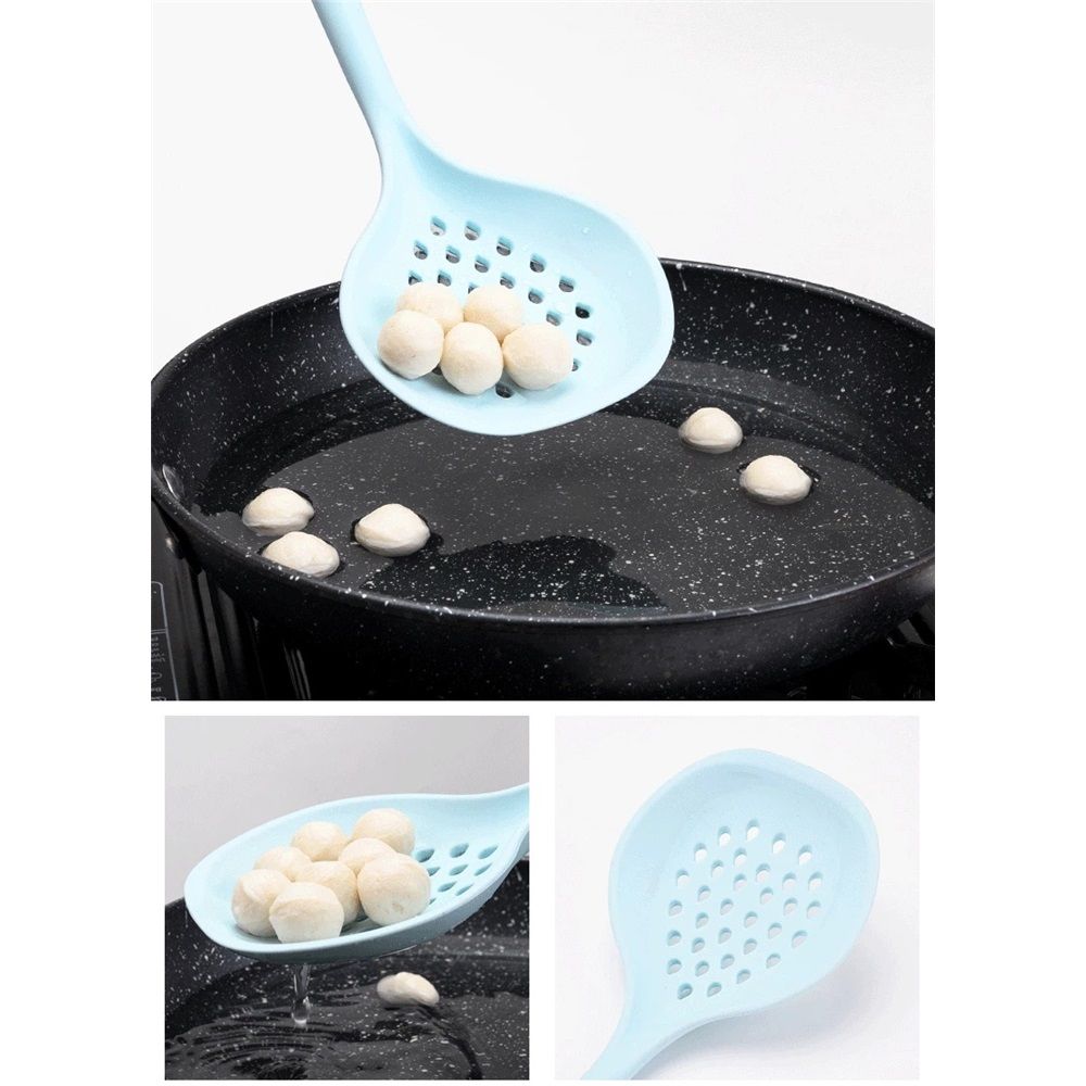 Kitchen Strainer, Large Slotted Spoon with High Heat Resistant BPA Free, Non view 2