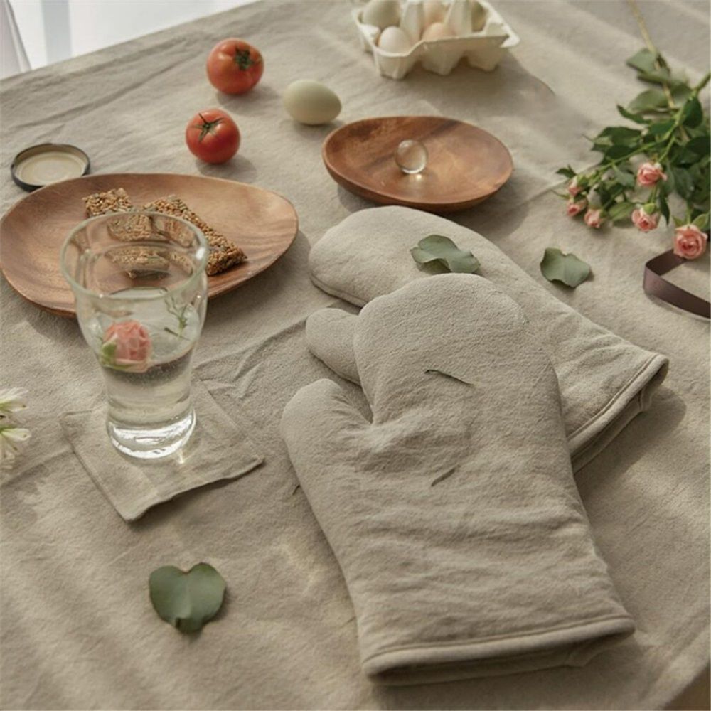 1 Pair Oven Mitts for Baking view 3