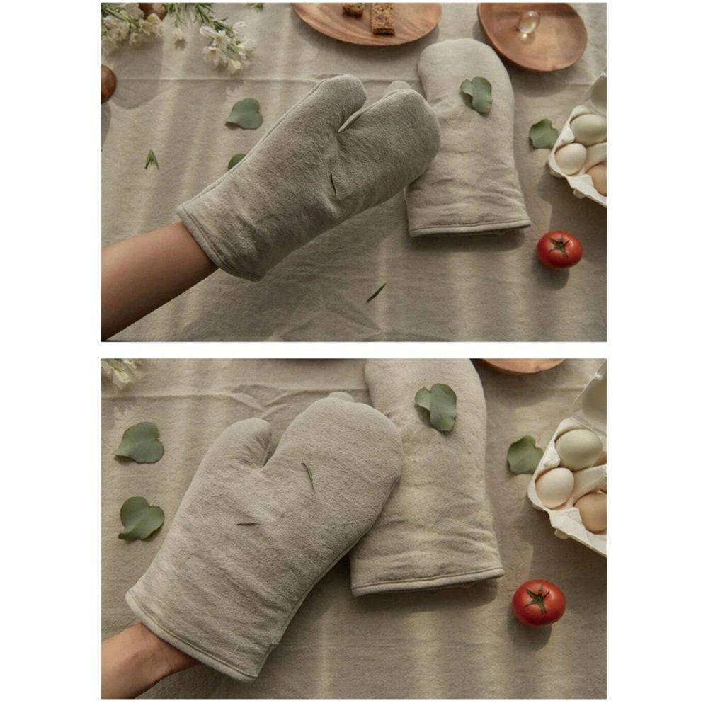 1 Pair Oven Mitts for Baking view 4