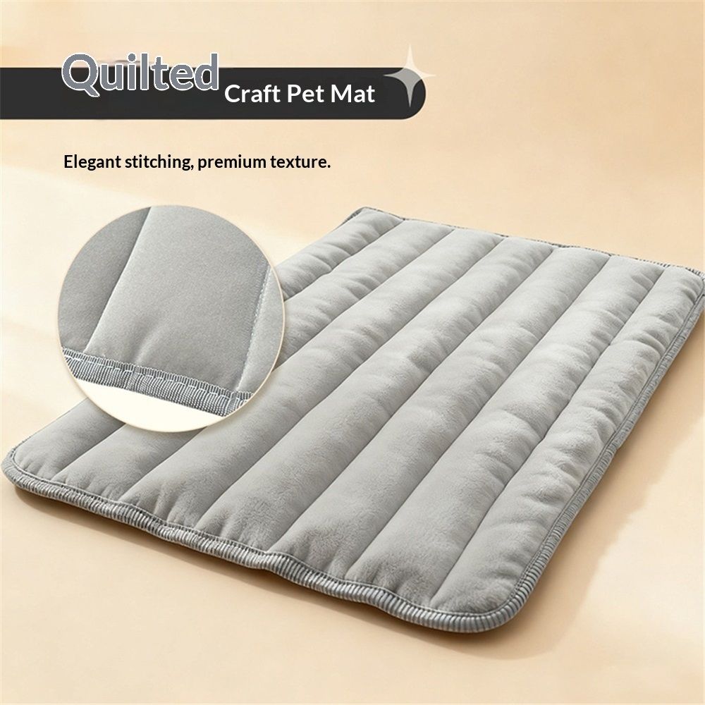 Dog Crate Pad, Dog Crate Mat Kennel Pad, Washable Water-Resistant Pet Bed Flat view 2