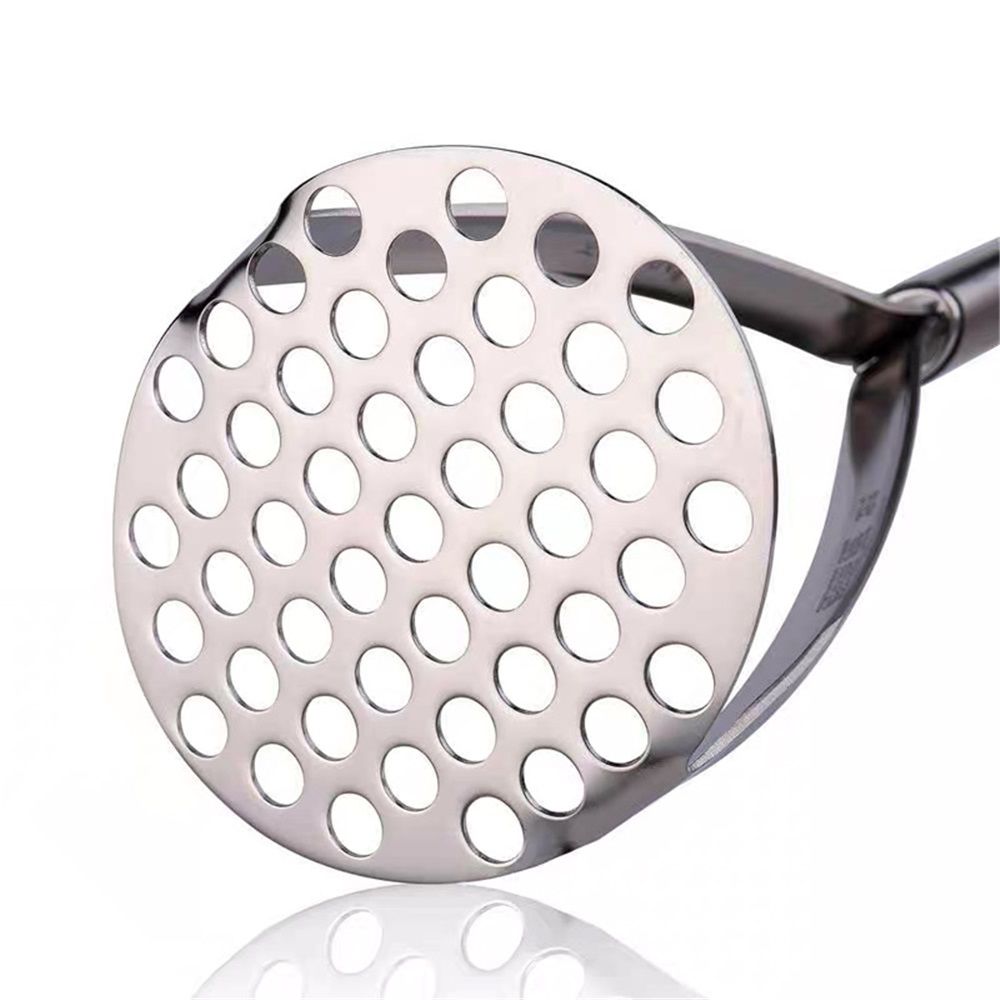 Potato Masher, Dual Arc for Easy, Labor-Saving Mashing, Stainless Steel view 5