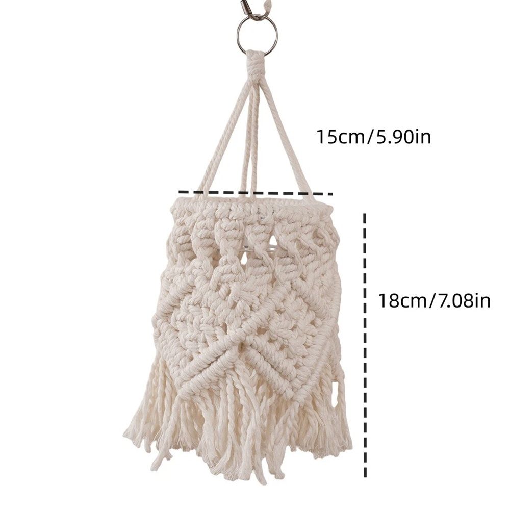 Boho Hanging Lamp Shade Light Cover Pendant Ceiling Decor for Living Room view 4