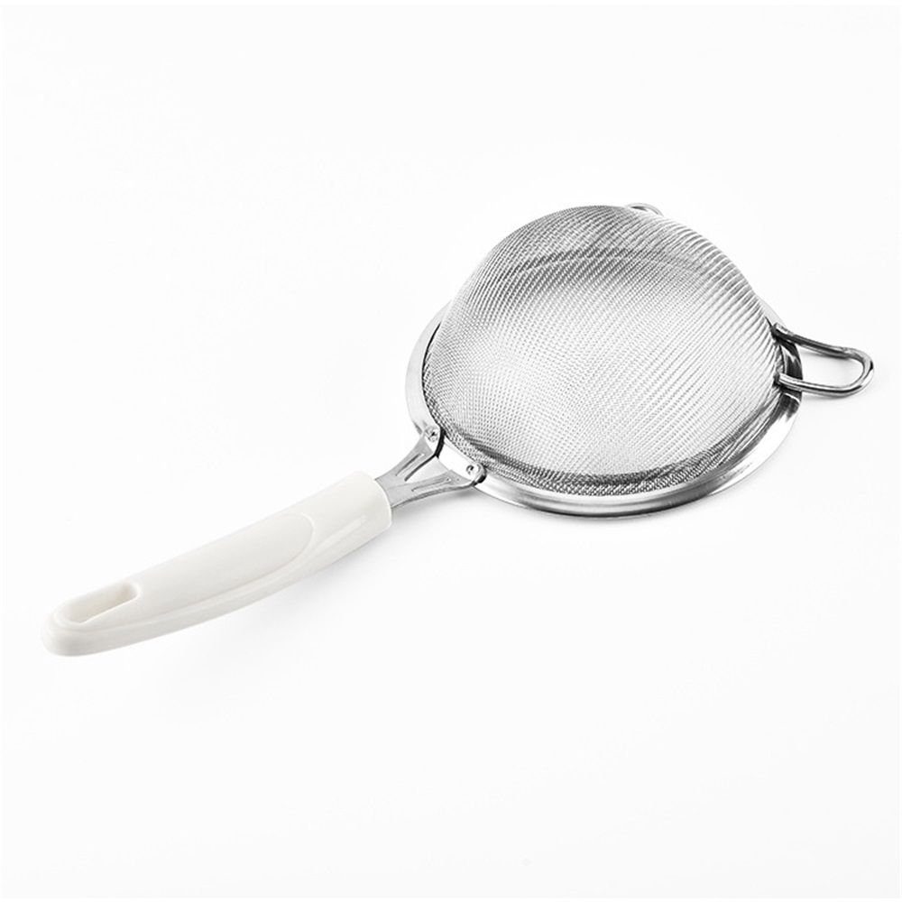 Small Fine Mesh Strainer: Stainless Steel 30 Mesh Kitchen Food Sieve with view 3