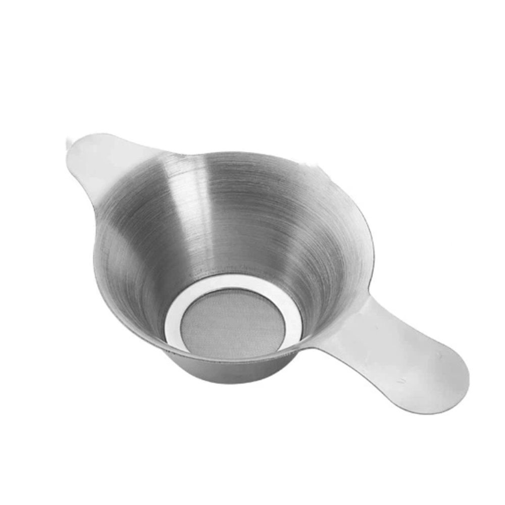 4 Pack Stainless Steel Mini Strainer Fine Mesh Tea Funnel Coffee Filter with