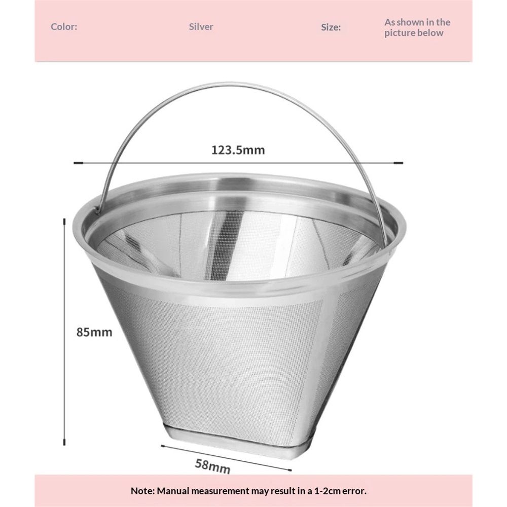 Coffee Filter Reusable Coffee Filter Stainless Steel Coffee Filter. Durable view 4
