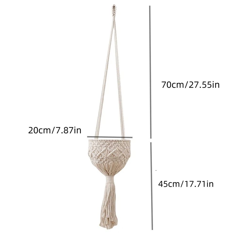 Handmade Hanging Planter for Indoor/Outdoor Plants view 4