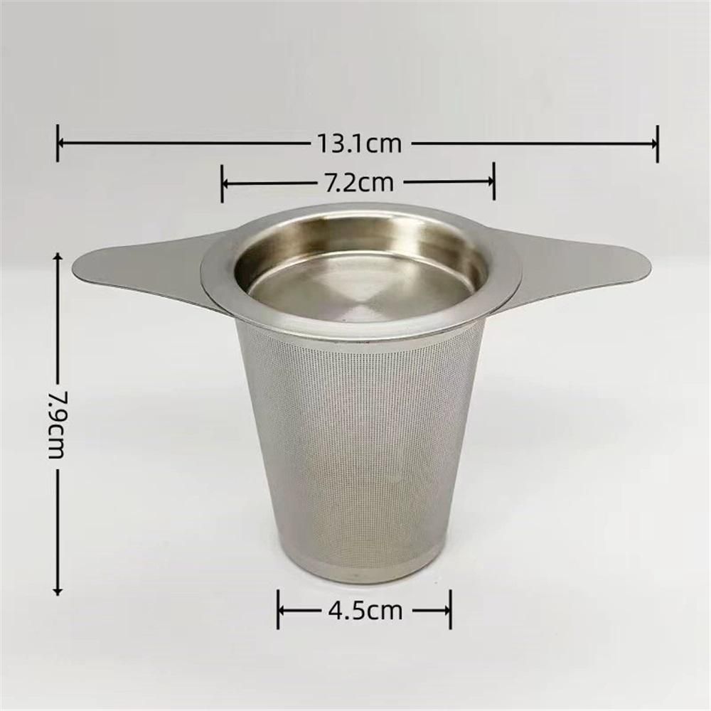 Extra Fine 18/8 Stainless Steel Tea Infuser Mesh Strainer with Perfect Size view 4