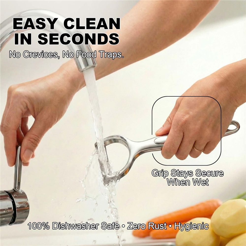 Vegetable Peeler - Dishwasher Safe Y Peeler - Easy to Use with Potatoes view 2