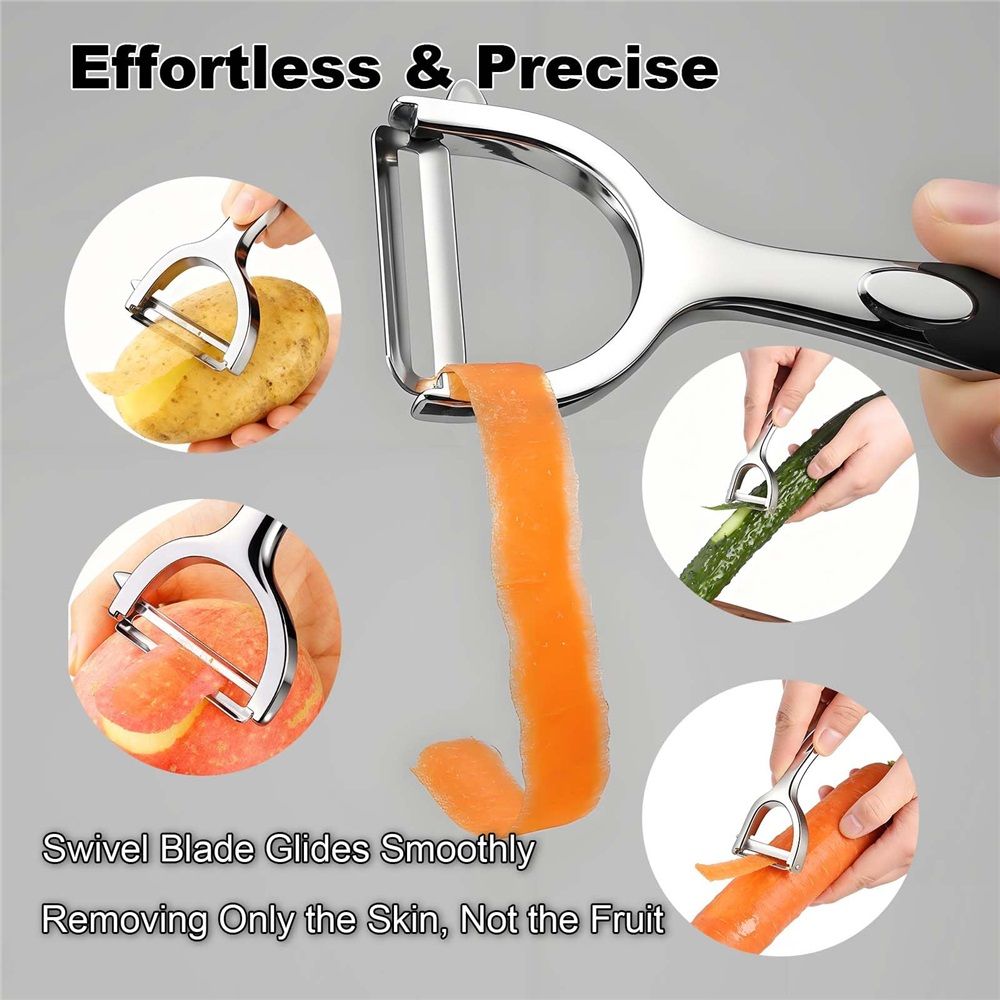 Vegetable Peeler - Dishwasher Safe Y Peeler - Easy to Use with Potatoes view 5