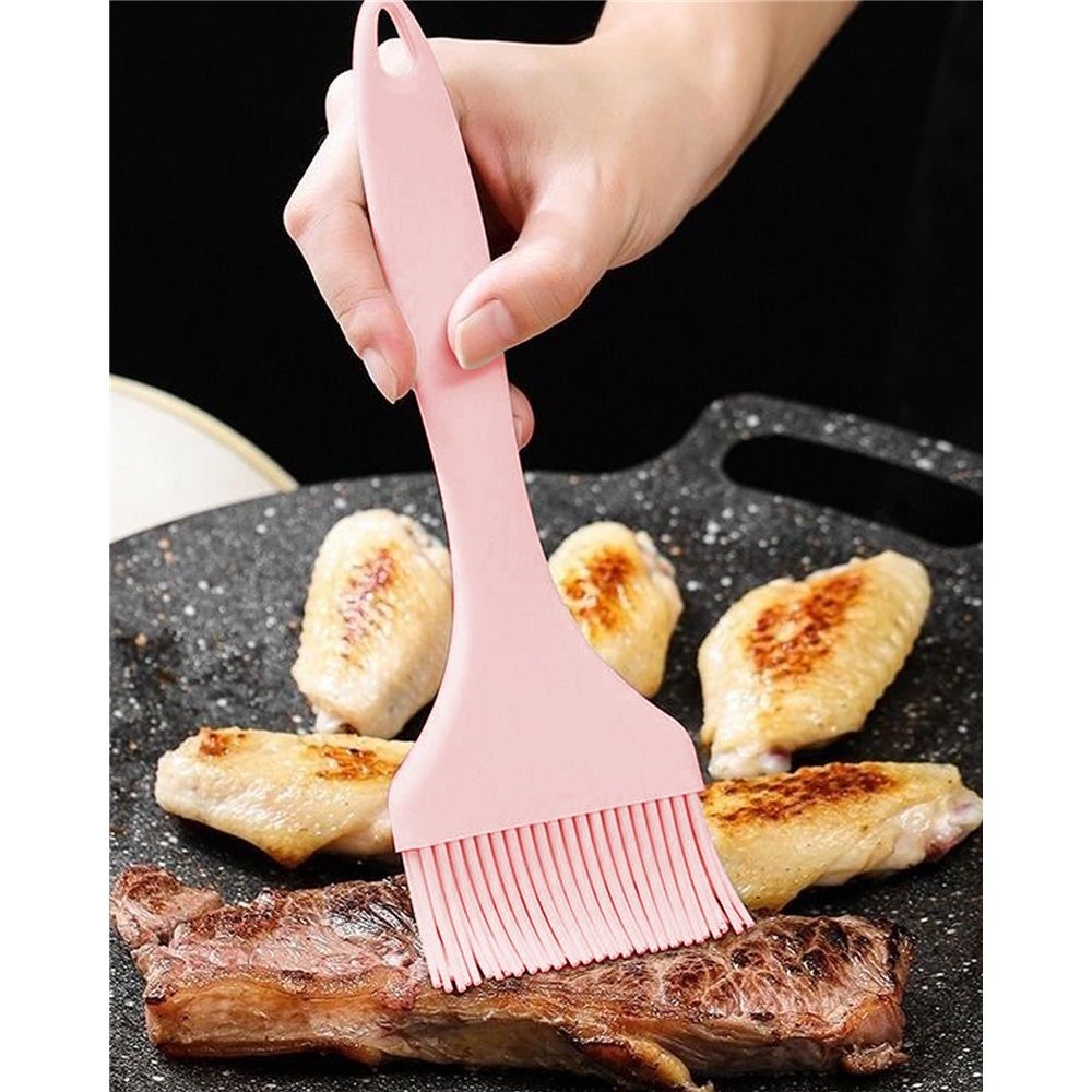 Silicone Basting Pastry Brush: Set of 2 Heat-Resistant Brushes for Cooking view 3