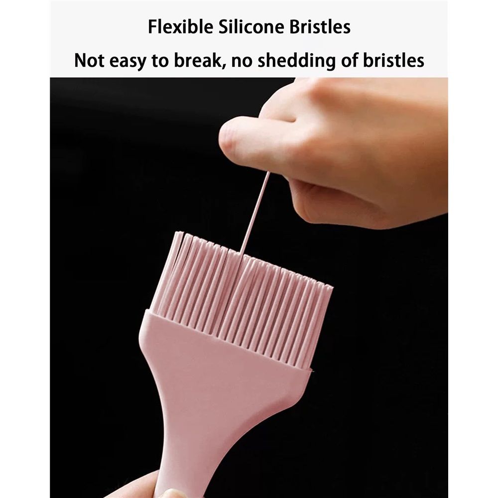 Silicone Basting Pastry Brush: Set of 2 Heat-Resistant Brushes for Cooking view 5