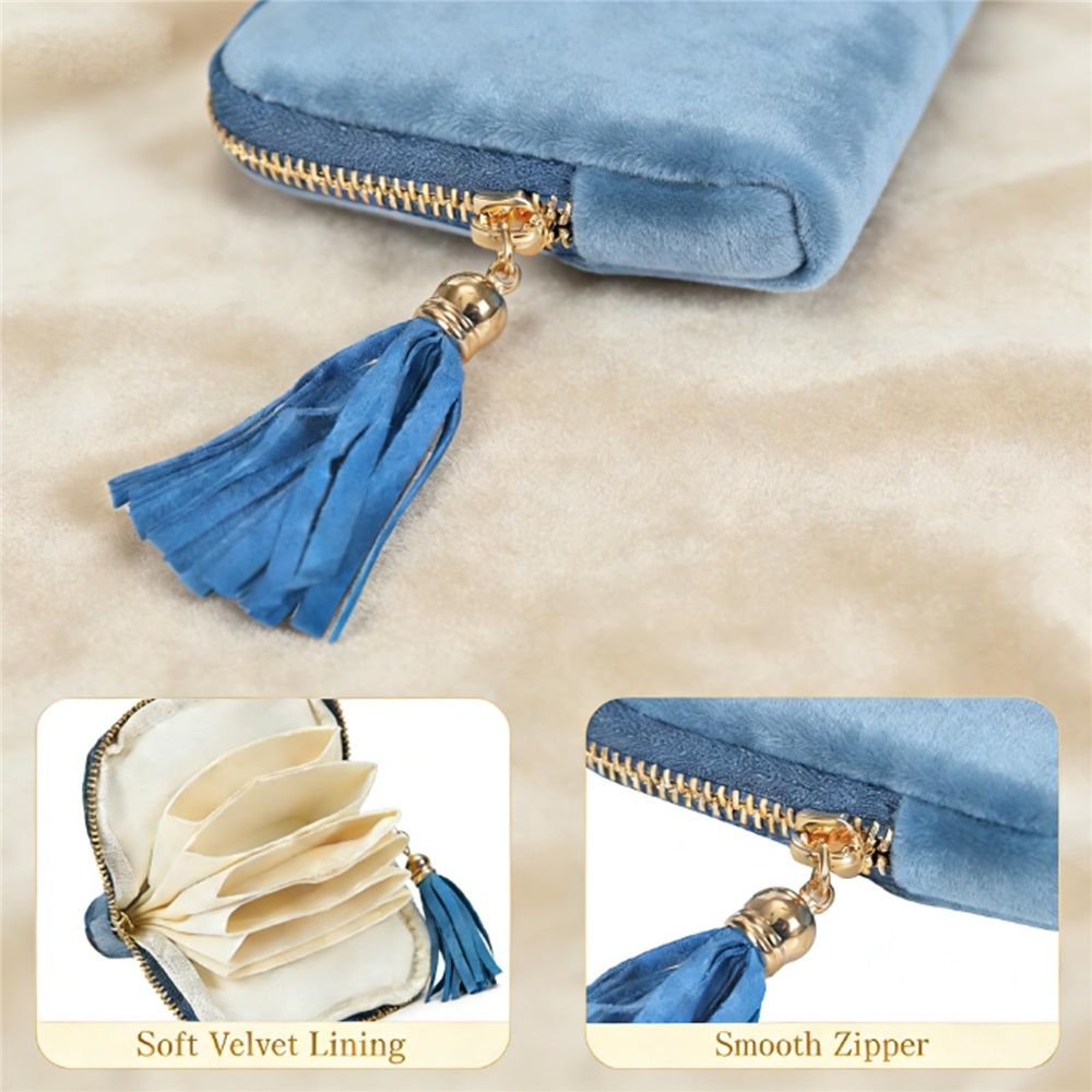 Jewelry Case Small with Tassel Zipper view 3