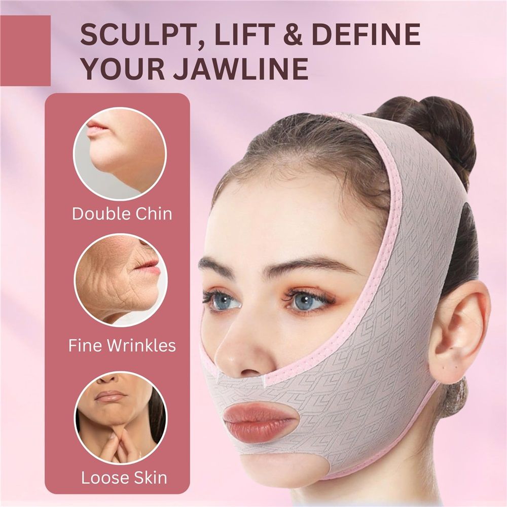 Face Lifting Tape – Reusable Face & Chin Lift Mask for Men & Women view 4