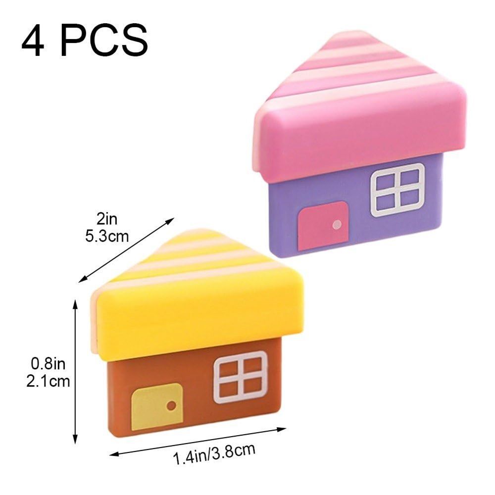 Pre-Taped Corner Protectors for Kids 4pcs Cartoon Table Corner Protectors view 2