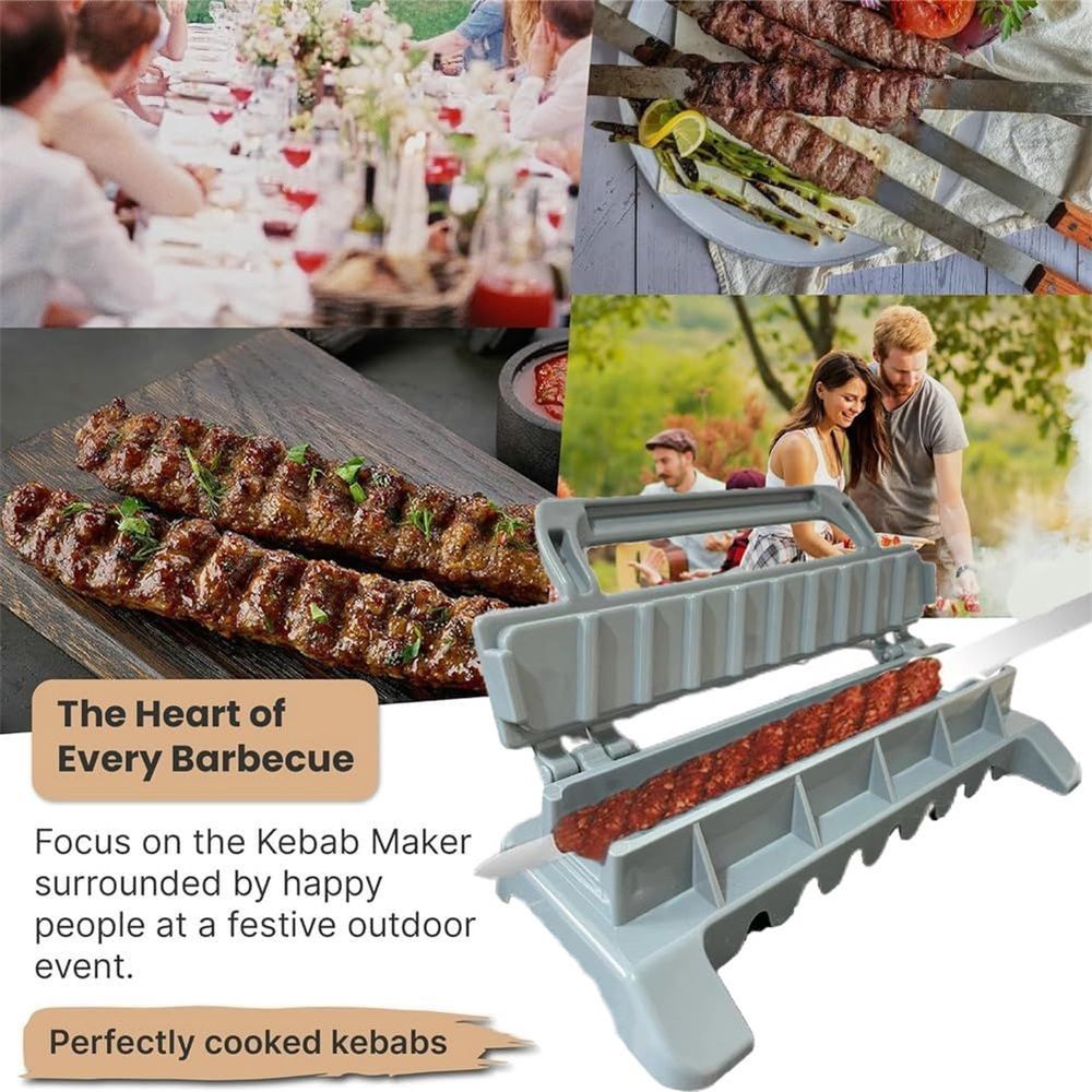 Kebab Maker Machine, Plastic Kebab Maker Press Machine, Manual Kabob Maker view 4