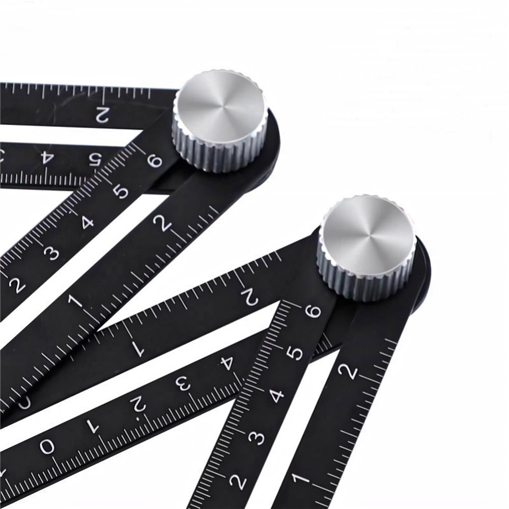 4-Piece Multi-Angle Measuring Ruler – Adjustable Template Tool with view 2