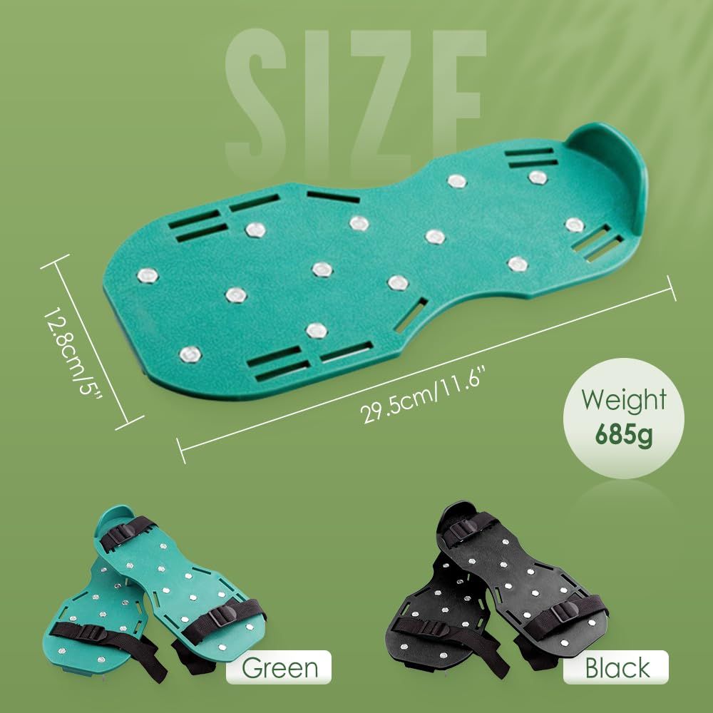Lawn Aerator Shoes, Anti Slip Adjustable Straps Effortless Aerator Shoes view 2