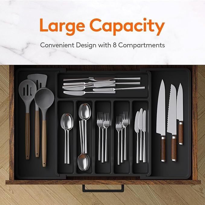Extra Large Expandable Silverware Organizer view 3