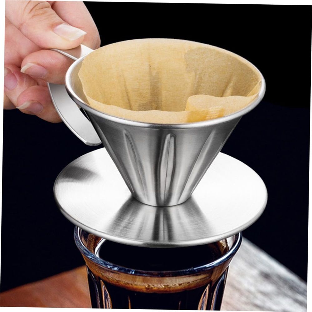 Pour Over Coffee Dripper Durable Filter Holder Large Hole Dripper for Home view 2